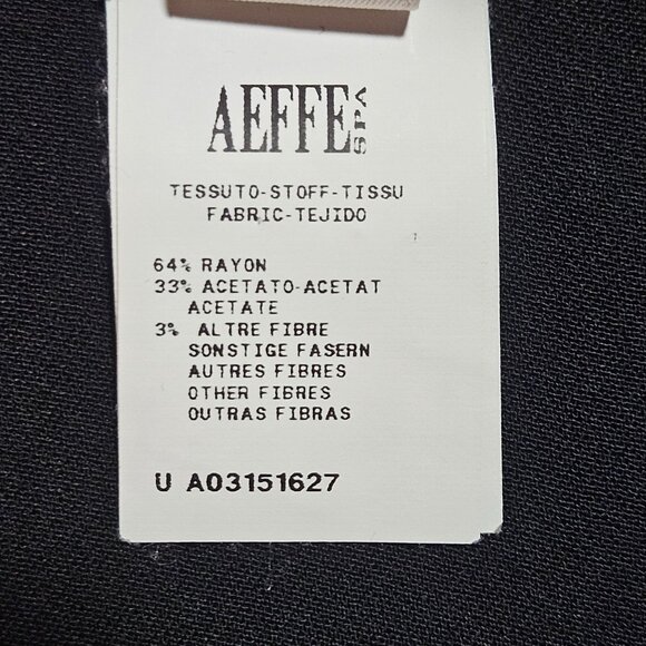 Alberta Ferretti Black Pants Women 10 Business Court Elegant Boho Chic Authentic - Picture 11 of 16